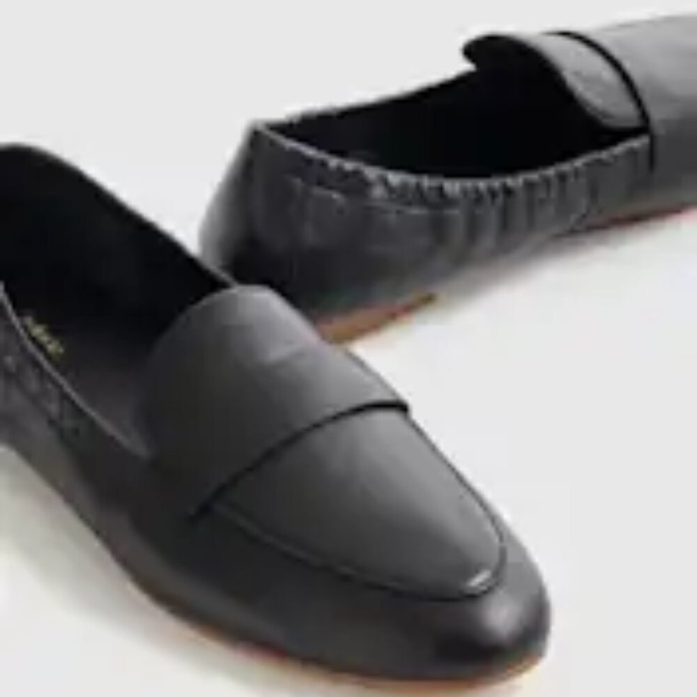 Quince Italian Leather Soft Loafers NWOT